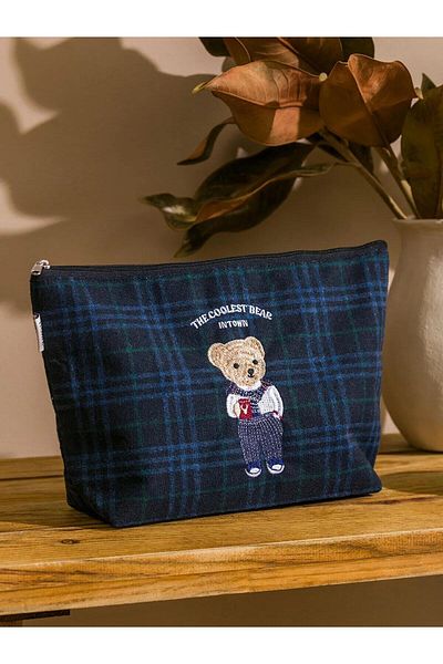LC Waikiki Γυναικεία τσάντα μακιγιάζ LCW HOME Bear Teddy Printed (W5)