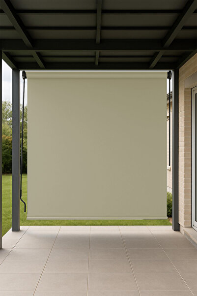 sizenelazım Su Geçirmez Solmaz Garantili İthal Akrilik Stor Perde Balkon Tera...