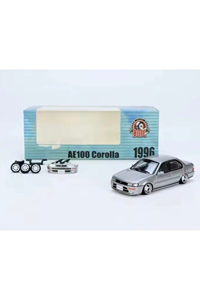 BM Creations BMC Toyota Corolla 1996 AE100 -Grey (LHD) Model Araba