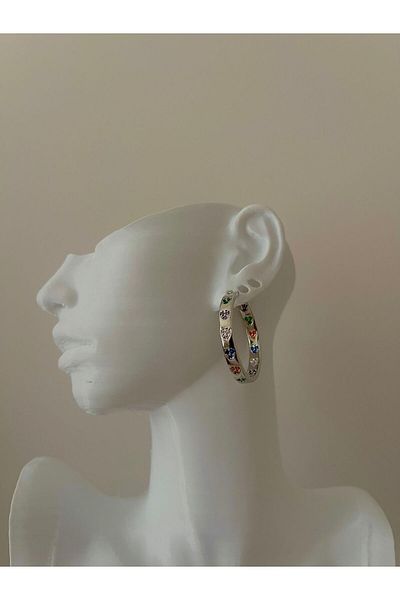 STEELSPARK Colorful Zircon Stone Hook Earrings
