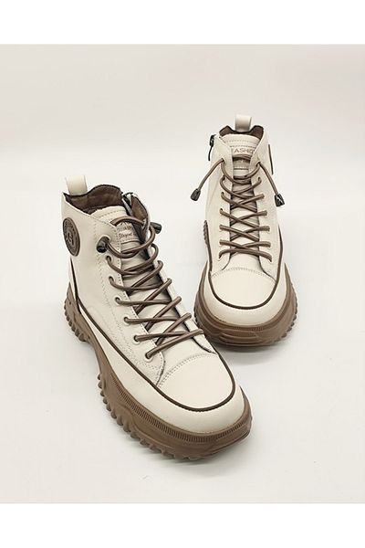 Of&Off Women's Genuine Leather Imported Boots