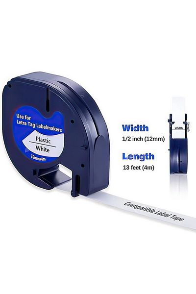 Dymo LetraTag compatible label tape pack