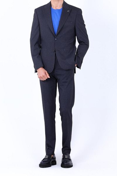 Kadir Büyükkaya Embossed Pattern Men's Jogger Suit-Kaw1804S