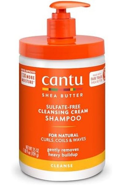 Cantu شامبو كريمي منظف بزبدة الشيا للشعر الطبيعي، 710 مل