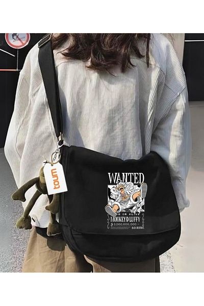 Toum Anime One Piece Printed Unisex Postman School Bag