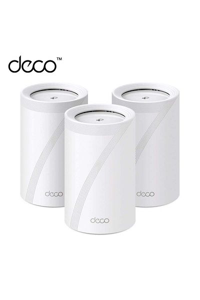 TP-LINK Deco BE65 BE9300 Whole Home Mesh Wi-Fi 7 System (3-Pack) White