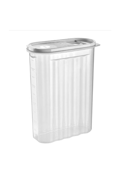 Tuffex Set 2 x Plastic Food Container with Lid, 2.5L,