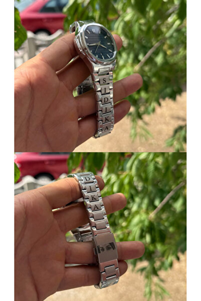 Çelik Göz İşlemeli İsimli Kordon Saat - Sevgilinize En Özel Hediye