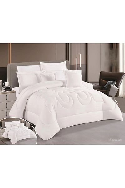 SNOOZYL Luxury king size plain summer hotel microfiber bedspread 240*260 cm