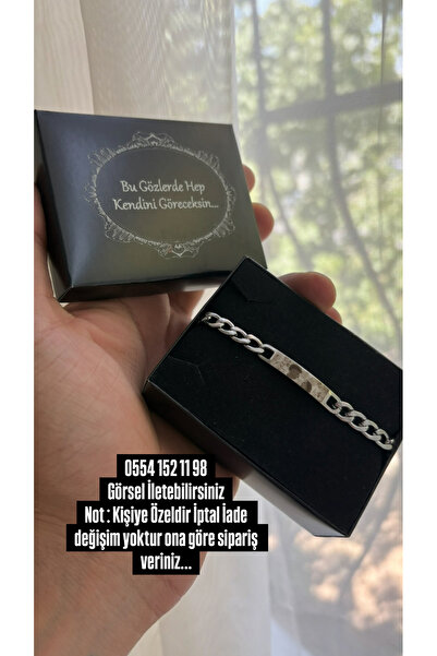 Çelik Resim Baskılı Bileklik - En Güzel Hediye
