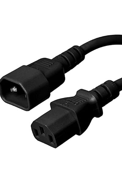 Generic سلك طاقة التيار المتردد IEC60320 C13 إلى IEC60320 C14