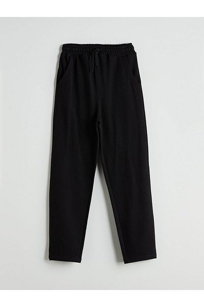 LC Waikiki Basic Boy's Sweatpants with Elastic Waist (W5)