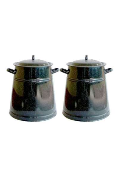 Columna Com Package 2 x Lard Container, Enamelled Garnita, 10l