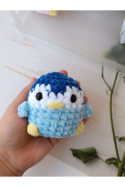 KREATİF TASARIM Yumuşak Penguen Peluş El Örgüsü