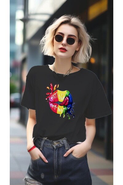 CLASSY.MODA Unisex T-Shirt - Προσαρμοσμένο εμπριμέ μπλουζάκι με κοντό μανίκι ...