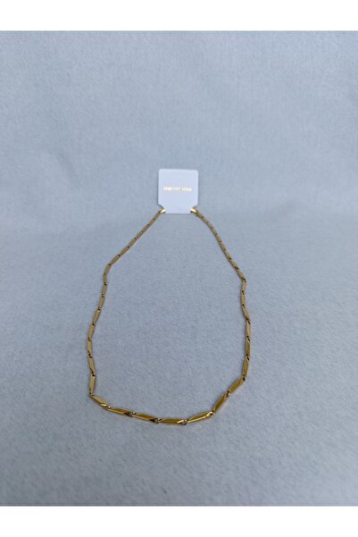 Ahsen Jewellery Kararmaz Titanyum Melon Zincir Unisex Kararmaz Kolye