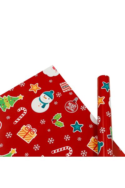 reprodesign 70X100 Christmas Themed Gift Wrapping Paper - Pack of 2 - M14