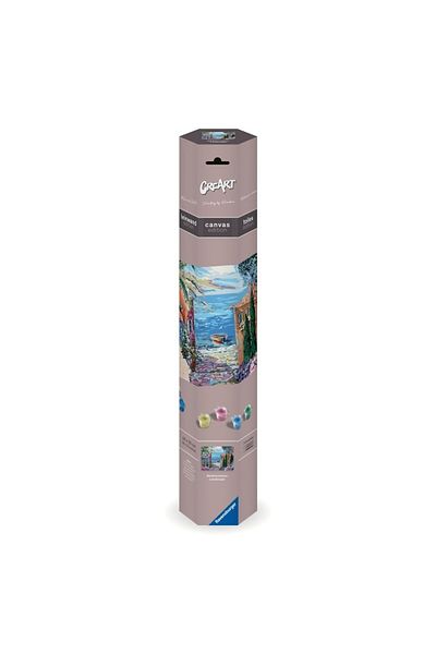 RAVENSBURGER - Creart Paint By Numbers For Adults Canvas Painting Mediterranean Landscape
