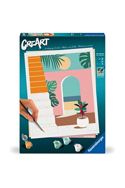 RAVENSBURGER - CreArt pictura pe numere pentru adulti vibe de vacanta