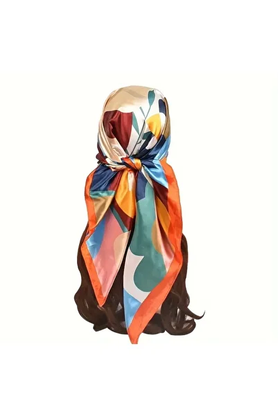 Alaçatı Bohemian Style Colorful Floral Patterned Scarf