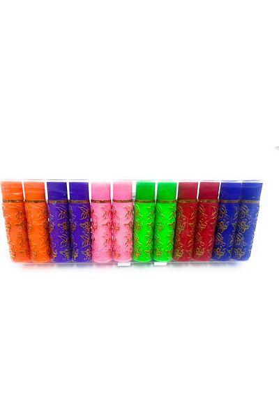 Unbranded/Generic Magic Colour Changing Lipstick Set, 6 Pairs, Gold-Trimmed Design, Multiple Vibrant Colours.