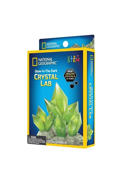 NATIONAL GEOGRAPHIC - Set Educativ Mini Laborator De Crestere Cristale Verzi Fosforescente