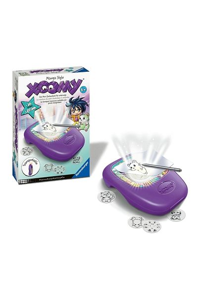 RAVENSBURGER - Set De Desenat Xoomy Aparat Portabil Cu Lampa Si 30 De Sabloane Stil Manga