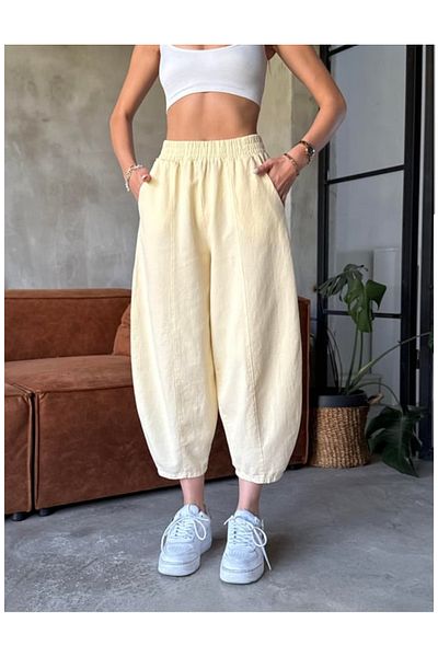 Bak'ap Premium Elastic Waist Gabardine Trousers