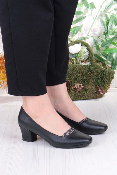 fort 168689 Nur Stone Detailed Low Heeled Women's Shoes