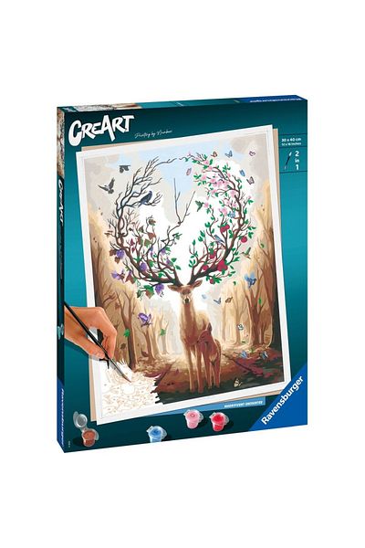 RAVENSBURGER - Creart Painting By Numbers For Adults Magic Deer