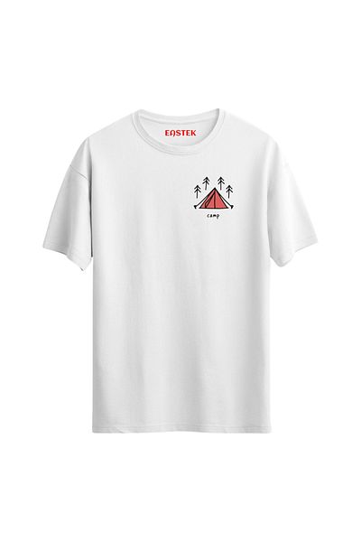 Eastek Travel Camping Backpack Printed Unisex Design T-Shirt