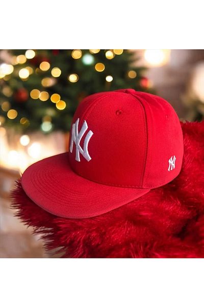 ŞapkaIdünyasi Nou sezon Brodat Ny Hip-hop Cap Pălărie Roșu