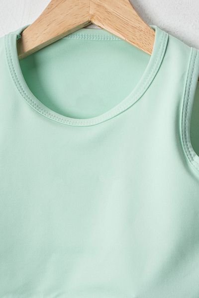 FURYATEX Children's Tennis Skirt Crop Suit Tennis Skirt Tennis Crop Sea Pool Swimsuit