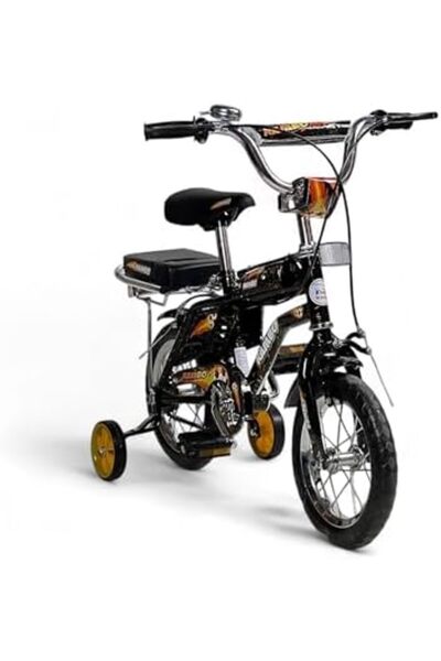 ALBADER دراجة رامبو مقاس ١٢ بوصة، دراجة أطفال حرة مزودة بإضاءة للتدريب، دراجة للأطفال