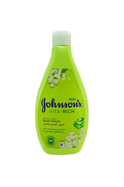 Johnson's Vita-Rich Revitalizing Body Wash With Aloe Vera And Vitamin E 400ml