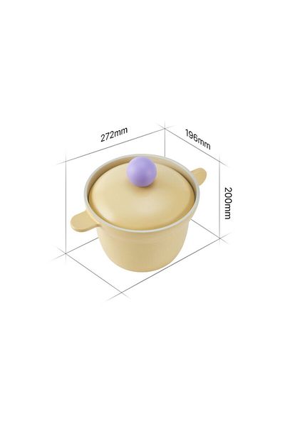 NEOFLAM Oala pentru orez Better Finger, 16 cm - 1.4 L cu capac