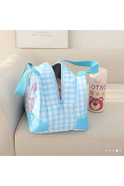 So Iconic Cutie de prânz termoizolată Sanrio Cinnamoroll / Geantă de culoare albastră / Geantă de prânz