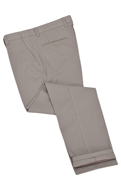 LAVETTO Men's Canvas Summer Trousers Classic 1238 Bgl-St04758