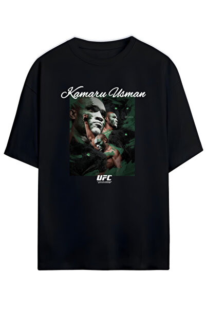 MAGORS Тениска Kamaru „Нигерийският кошмар“ Usman UFC Unisex Oversize