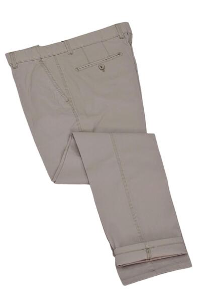 LAVETTO Men's Canvas Summer Trousers Classic 1238 Bgl-St04758