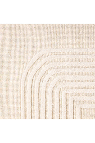 Cottage tufted beige rug 160*230cm