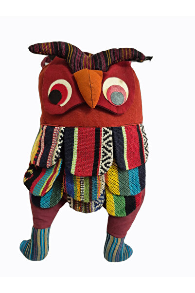 Muhtalif Markalar Çocuklar İçin El Yapımı Patchwork Eğlenceli Renkli Baykuş O...