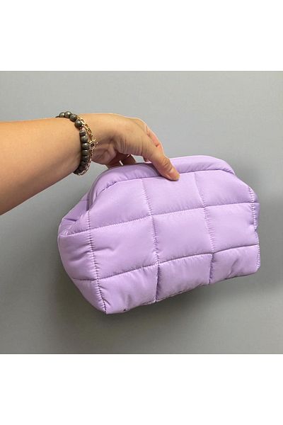 Nuggita Lilac Puffer Hidden Scholarship Clutch Bag