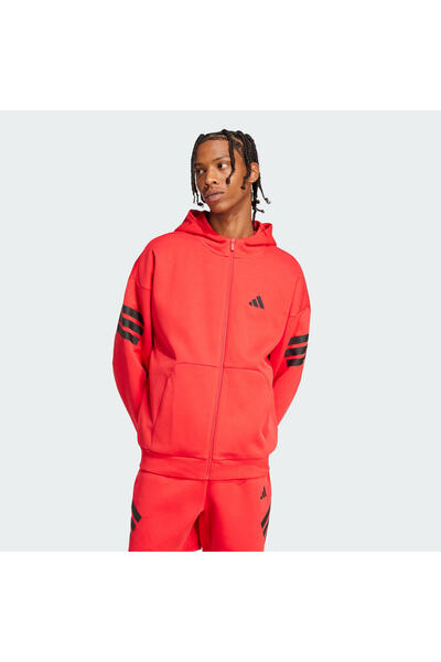 adidas Future Icons 3-Stripes Full-Zip Kapüşonlu Üst