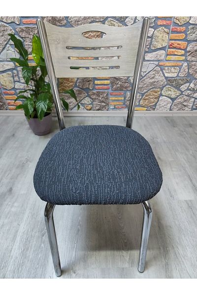 COVER TEKSTİL Κάλυμμα καρέκλας από σίδηρο Υφασμάτινο Ζακάρ Κάθισμα