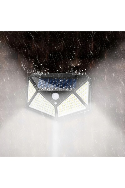 Generic Lampă cu senzor solar de exterior cu 100 LED-uri