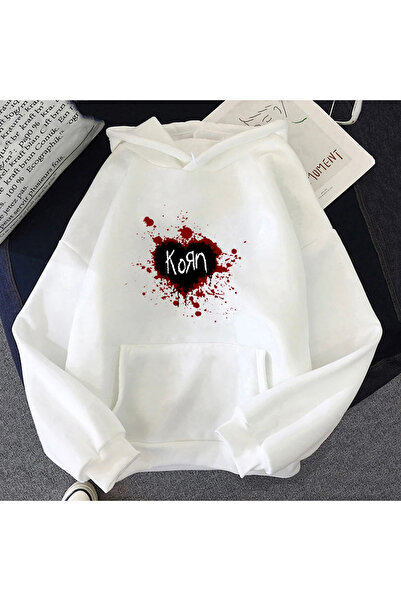 Tarzsokak هوديي كورن باند ثقيل الوزن للجنسين باللون الأبيض من Funko Pop D