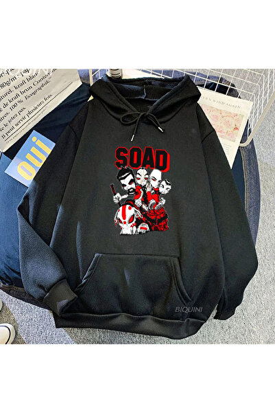 Tarzsokak Sistem de trening negru unisex în stil retro Heavy Mental Band Autu...