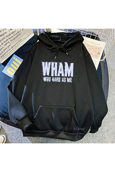 Tarzsokak Crna unisex majica za bebe WHAM Who Hard As Me Heavy Mental Fashion...