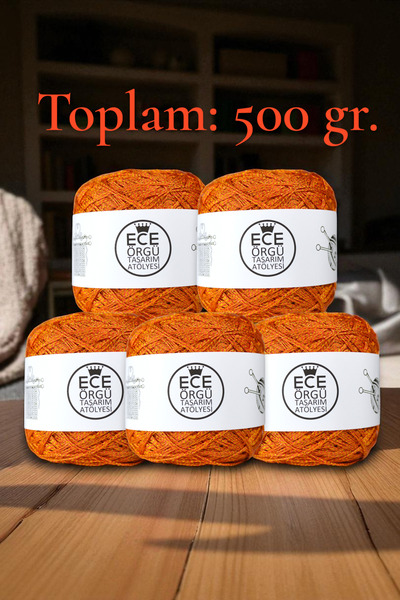 Ece Örgü Tasarım Atölyesi Fir de tricotat manual din viscoză multistratificat...